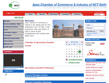 Tablet Screenshot of apexchamberdelhi.com